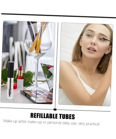 BELLIFFY 6pcs Eyeliner Eyelash Bottle Makeup Containers Clear Mascara for Eyelashes Lash Mascara Plastic - Buy Online on SooperMarket.com