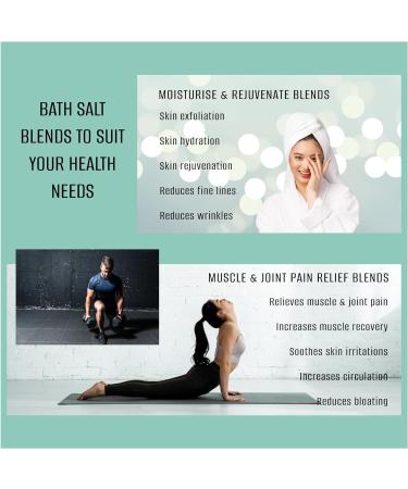 Black Sand Labs Premium Bath Salts for Her - Dead Sea & Himalayan Pink Salt Blend with Botanicals - Moisturizing and Rejuvenating Luxury Bath Salts for Women - Summer Terrace - Buy Online on SooperMarket.com