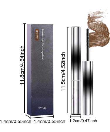 Kaluofan 2PCS 3d Curling Iron Mascara Curling Iron Mascara Long-lasting Curling Effect Easy to Clean Easy to Carry(C) Black brown - Buy Online on SooperMarket.com