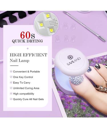 Saviland 500PCS Toe Nail Tips & Solid Glue Gel Kit for Nail Salon & Home DIY - Buy Online on SooperMarket.com