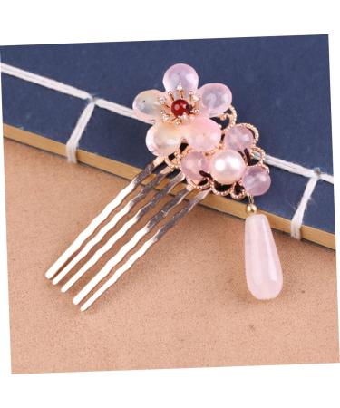 Didiseaon 1pc Hair Comb Hair Accessories Pearl Hair Decorations Crystal Hair Comb Crystal Headpiece Bridal Hair Clip Flower Hair Clips for Women Wedding Bride Glass Bangs Comb - Buy Online on SooperMarket.com