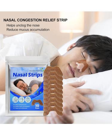 SPYMINNPOO Nasal Strips 10pcs - Reduce Snoring, Improve Sleep Quality - Buy Online on SooperMarket.com