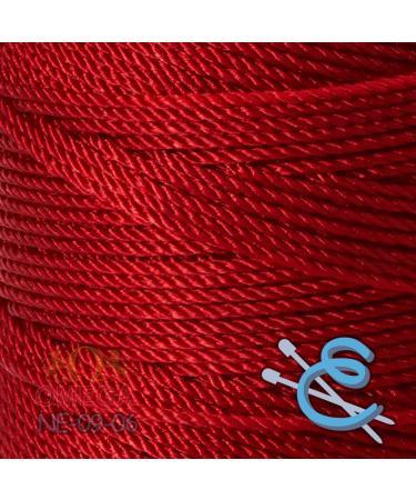 Espiga No. 9 - 100% Nylon Omega String Cord for Knitting and Crochet - Red | Durable and Vibrant Yarn Option - Buy Online on SooperMarket.com