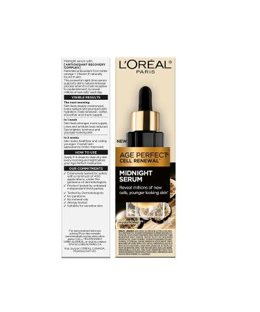 L'Oreal Paris Age Perfect Midnight Serum 1 oz - Anti-Aging Night Serum - Buy Online on SooperMarket.com
