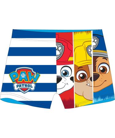 Paw Patrol swimming trunks size 98/104 110/116 122/128 swimming shorts multi -colored children's bathrooms with Marshall Chase and Rubble.Baby boys 116 blue
