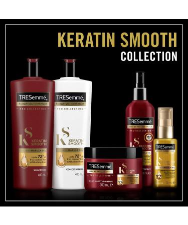Tresemme Keratin Smooth Shampoo with Marula Oil - 3 Pack (13.5 Fl Oz / 400 mL) | International Shipping Available - Buy Online on SooperMarket.com
