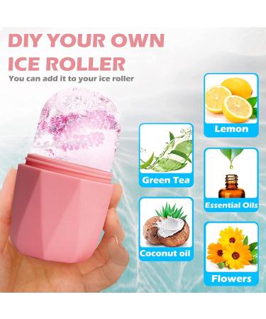 Ice Roller Ice Roller for Face and Eyes Ice Face Roller Ice Globes for Face Relief Eye Puffiness Eliminate Facial Edema Brighten Tighten Skin Remove Fine Lines Relief Sunburn(Pink) - Buy Online on SooperMarket.com