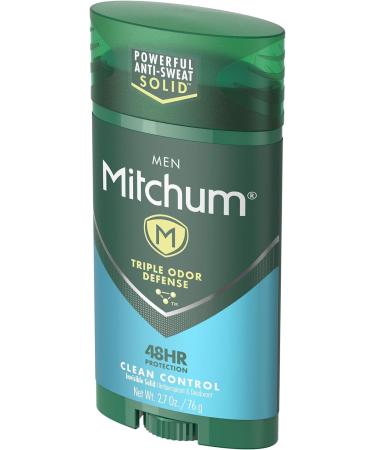 MITCHUM Advanced Control Invisible Solid for Men 2.7 Oz (Pack of 3) - Clean Control Formula - Buy Online on SooperMarket.com