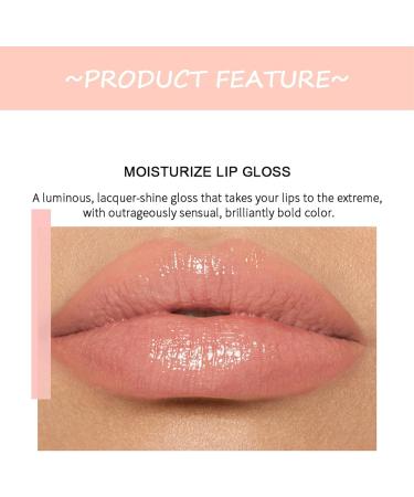 Hydrating Tinted Lip Gloss - Long Lasting High Pigment Lipstick - Buy Online on SooperMarket.com