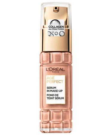 L'Or al Paris Serum in Make Up for Ripe Haut Liquid Foundation with SPF 24 for a radiant complexion Age Perfect No. 270 Amber Beige 1 x 30ml 30 ml (1 Pack) 270 amber beige