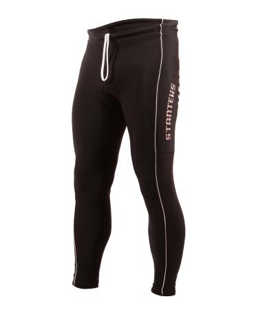 STANTEKS Cycling Shorts Long Cycling Shorts without Straps Coolmax Seat Padding Reflectors SR0045 56-58 Black