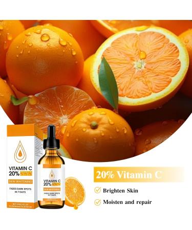 Trendyfave 20% Vitamin C Serum For Face Vitamin C Serum With Hyaluronic Acid Vit C Serum Face Hydrating Face Serum Hydrating & Plump Skin 2FL.OZ - Buy Online on SooperMarket.com