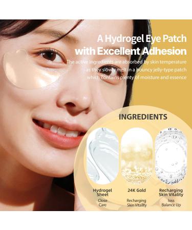 SNP 24K Gold Firming Eye Patch with Collagen - Plumps & Tightens Skin - 60 Patches - Ideal Gift for Her - Buy Online on SooperMarket.com