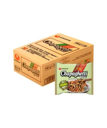 Nongshim Chapagetti Chajang Instant Noodle Halal 140g (Pack of 20) by CNMART
