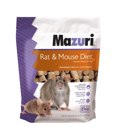 Mazuri | Vegetarian Rat & Mouse Diet | Rodent Food| 2 Pound (2 Lb.) Bag