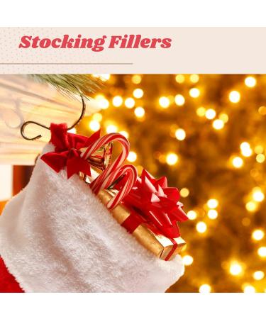Candy Canes 24 Pcs - Peppermint and Strawberry Flavours - Individually Wrapped Ideal for Christmas Birthday Halloween Easter Party Favours and Stocking Fillers - Buy Online on SooperMarket.com