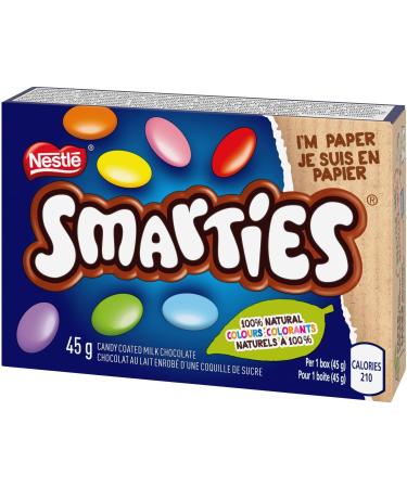 Smarties Regular Candy Coated Milk Chocolate 24 X 45 Gram Net Wt (1080 Gram) 1080 Grams - Buy Online on SooperMarket.com