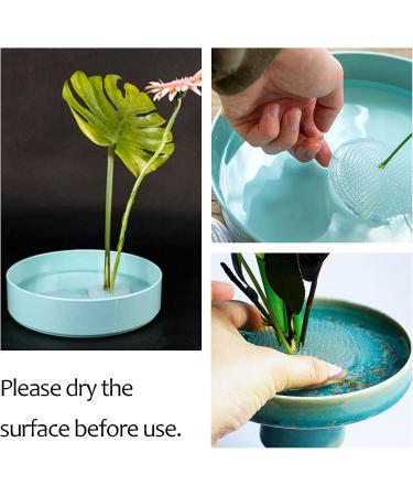 2Pcs Flower Frog Clear Plastic Ikebana Kenzan Frog Japanese Flower Holder for DIY Flower Craft - Buy Online on SooperMarket.com
