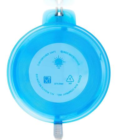 Sun Company Zero Plates - 4-Pack Stackable Nesting Plates for Camping | Dishwasher-Safe Dinnerware for Backpacking & RV | Space-Saving Travel Mess Kit (Blue Ice) - Buy Online on SooperMarket.com