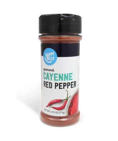 Amazon Brand - Happy Belly Cayenne Red Pepper, Ground, 2.75 Ounces