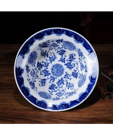 Fruit Basket Bowl Fruit Bowl New Chinese Style Round Ceramic Fruit Plate Home Living Room Kitchen Decoration Retro Porcelain Fruit Dish Candy Bowl Fruit Bowls (Size : C) - Buy Online on SooperMarket.com