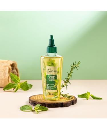 Vatika Afro Naturals Rosemary & Mint Restorative Hair Oil - 100 ml | Balances Soothes & Nurtures Hair With Natural Blend - Buy Online on SooperMarket.com