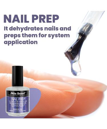 Mia Secret Professional Acid Free Nail Prep Dehydrator 15ml - Enhanced Bonding for Acrylic Powder & Gel Polish - Buy Online on SooperMarket.com