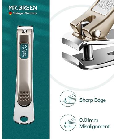 Premium 4PC Manicure Set for Men - Stainless Steel Nail Clippers & Leather Case - Perfect Gift - Buy Online on SooperMarket.com