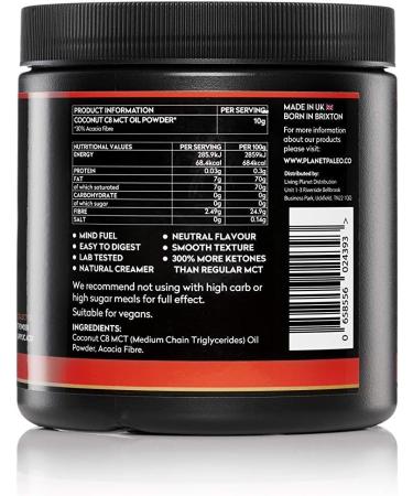 Planet Paleo Keto C8 MCT Powder 220 g - Buy Online on SooperMarket.com