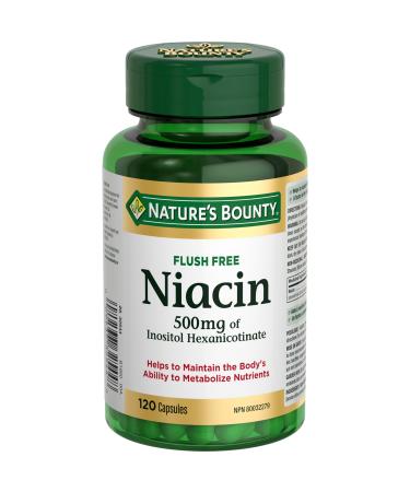 Nature's Bounty Niacin 120 Count