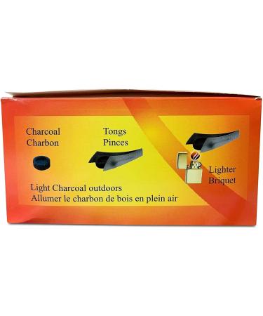 Charcoal Tablets for Incense - Quick Light Coal Disks 40mm Rolls - Slow Burn Briquettes - Instant Lighting (100 Pack) - Buy Online on SooperMarket.com