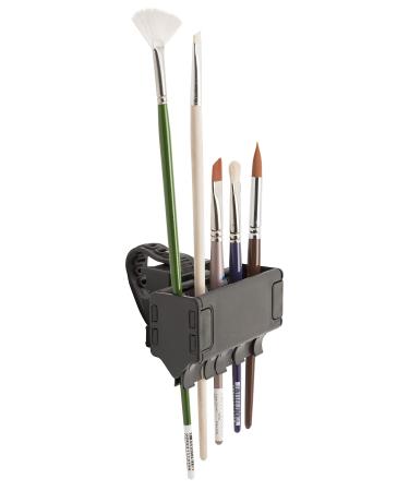 Easy To Use Products Brush Grip Paintbrush Holder and Drying Rack/Caddy  Painting Supplies (Black)