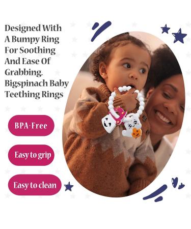 Ghost Teether & Ghouls Ring Teether Set for Halloween Activities - Kids & Toddlers - Buy Online on SooperMarket.com