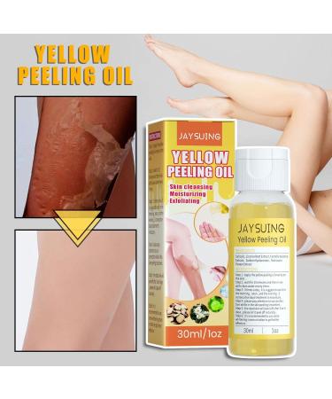 Yellow Peeling Oil Strong Peeling Oil Extra Peeling Oil Suitable for Dark Skin Body Face Dark Spots Brightening Complexion - Buy Online on SooperMarket.com
