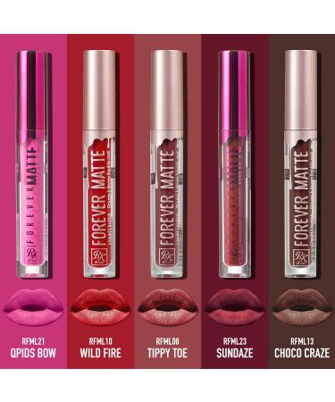 Ruby Kisses Forever Matte Liquid Lipstick 5 Pack - RFML08&10&13&21&23 - 3 Set - Buy Online on SooperMarket.com