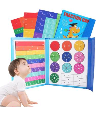 Buy Fractional Calculation Material Magnets | Montessori Magnetic Fraction Puzzle for Kids | Educational Math Learning Aids - Buy Online on SooperMarket.com