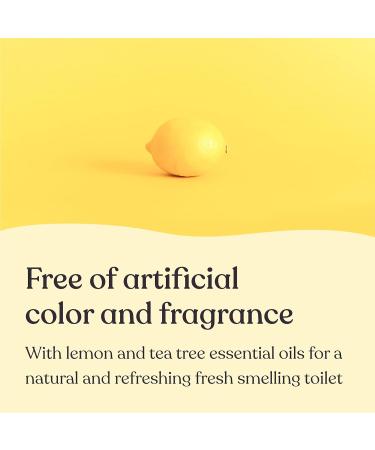 Toilet Bowl Cleaner Strips - 60 Cleans | Plastic-Free Dye-Free & Lemon Essential Oil | Eco-Friendly Cleaning Solution - Buy Online on SooperMarket.com