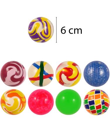Buy Henbrandt Flummi Rubber Ball Dopsball XL (60mm) - Colorful Springball Party Favor for International Shipping - Buy Online on SooperMarket.com