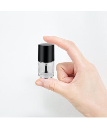 6PCS 10ML Empty Nail Polish Glass Bottles with Brush Cap, Funnel & Mixing Balls - Buy Online on SooperMarket.com