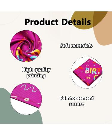 NPQ Pink Dog Birthday Bandana Adjustable Pet Birthday Bandana for Samll Dog Cat Pig Ect Your Pet's Special Day for Small Pets Birthday Party Supplies - Buy Online on SooperMarket.com