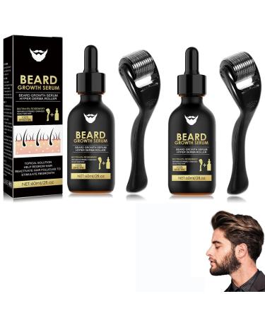 East Moon Beard Shaping Pen 2PC Bart growth Serum oil beard growth set for men beard growth set beard growth spray set beard growth oil beard growth set with beard roller best gift for men