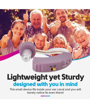 Set of 2 Small Noise-Reducing Digital Devices for Adults, Seniors & Women - Purple - Buy Online on SooperMarket.com