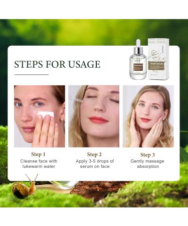 LIYALAN Collagen Snail Mucin Face Serum | Anti-Aging & Moisturizing Skincare | 30ml - Shop Internationally - Buy Online on SooperMarket.com