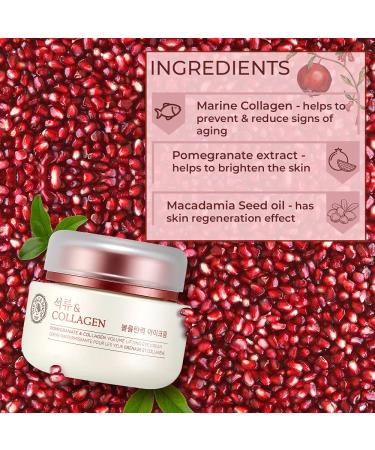 The Face Shop Pomegranate & Collagen Volume Lifting Eye Cream - 1.69 Fl Oz - Buy Online on SooperMarket.com