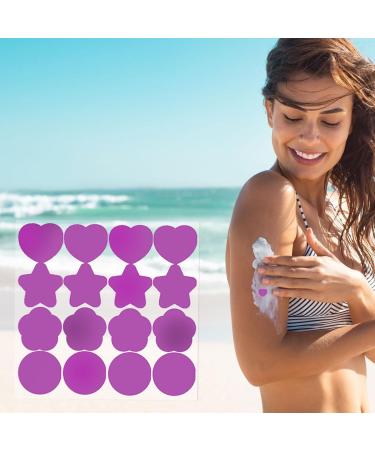 5 Sheets Sunscreen Stickers Uv Stickers for Sunscreen Uv Detection Stickers Uv Stickers for Sunscreen - Uv Detection Stickers Apply Sunscreen - Buy Online on SooperMarket.com