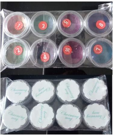 Chrome Nail Powder Set - Shinning Mirror Glitter Pigment for Nails (8 Boxes) - Buy Online on SooperMarket.com