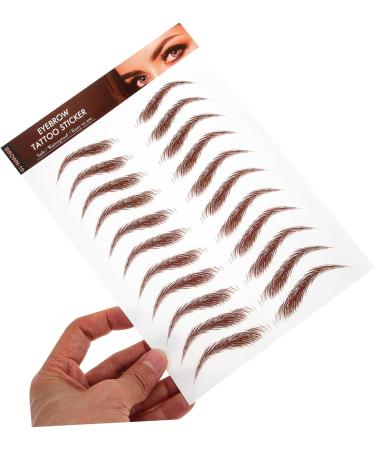 MUSISALY 5 Sheets Eyebrow Stickers Eyebrows Makeup Sticker Peel off Eyebrow Sticker Eyebrow Waterproof - Buy Online on SooperMarket.com