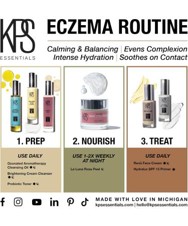 KPS Essentials Eczema Routine - Holistic Skincare for Eczema Relief Hydration & Soothing Skin | International Shipping Available - Buy Online on SooperMarket.com