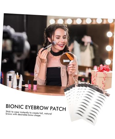 Beavorty 10pcs Imitation Eco Eyebrow Sticker Stickers Imitation Eyebrow Sticker Black Eyebrows 3d - Buy Online on SooperMarket.com