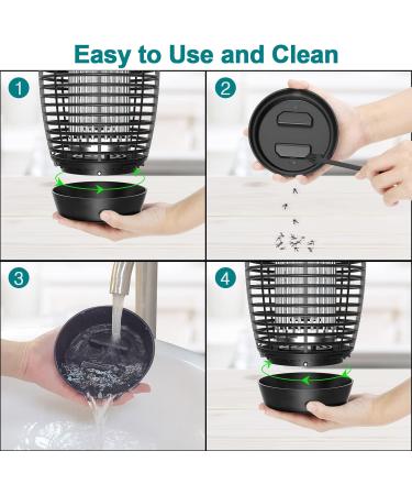 Tmactime Electric Insect Destroyer - 20W Mosquito Trap Lamp with UV Light 4500V Non-Toxic Effective for 100m  - Buy Online on SooperMarket.com